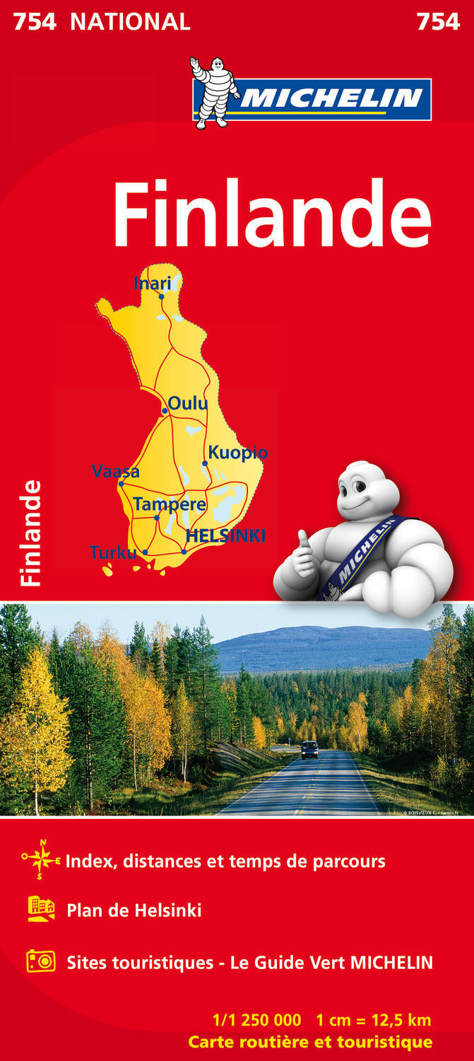 Carte Nationale Finlande / Finland - XXX - MICHELIN Carte Nationale Finlande / Finland - XXX - MICHELIN