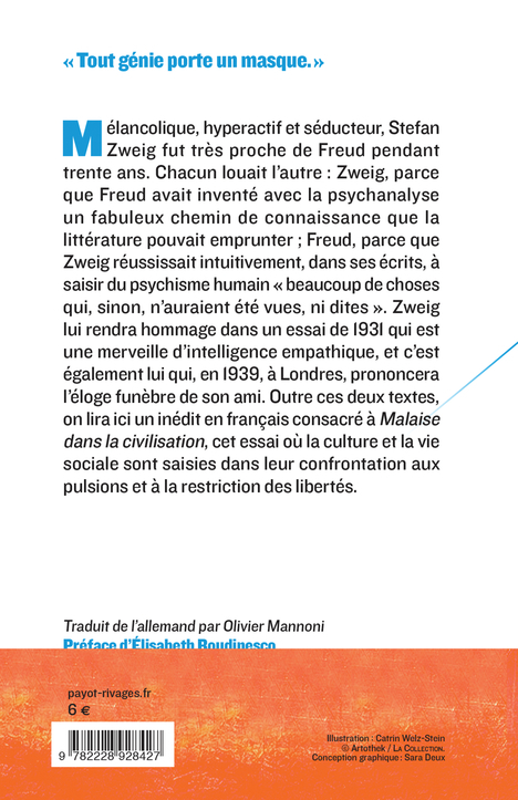 Freud - Stefan Zweig, Elisabeth Roudinesco, Olivier Mannoni, Stefan Zweig, Elisabeth Roudinesco, Olivier Mannoni - PAYOT