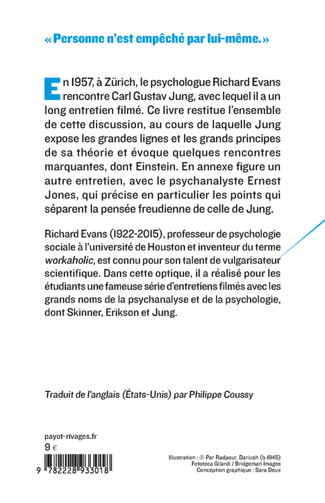 Entretiens avec Carl Gustav Jung - Richard Evans, Philippe Coussy - PAYOT