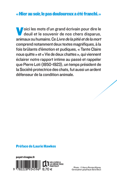 Le livre de la pitié et de la mort - Pierre Loti, Laurie Hawkes - PAYOT