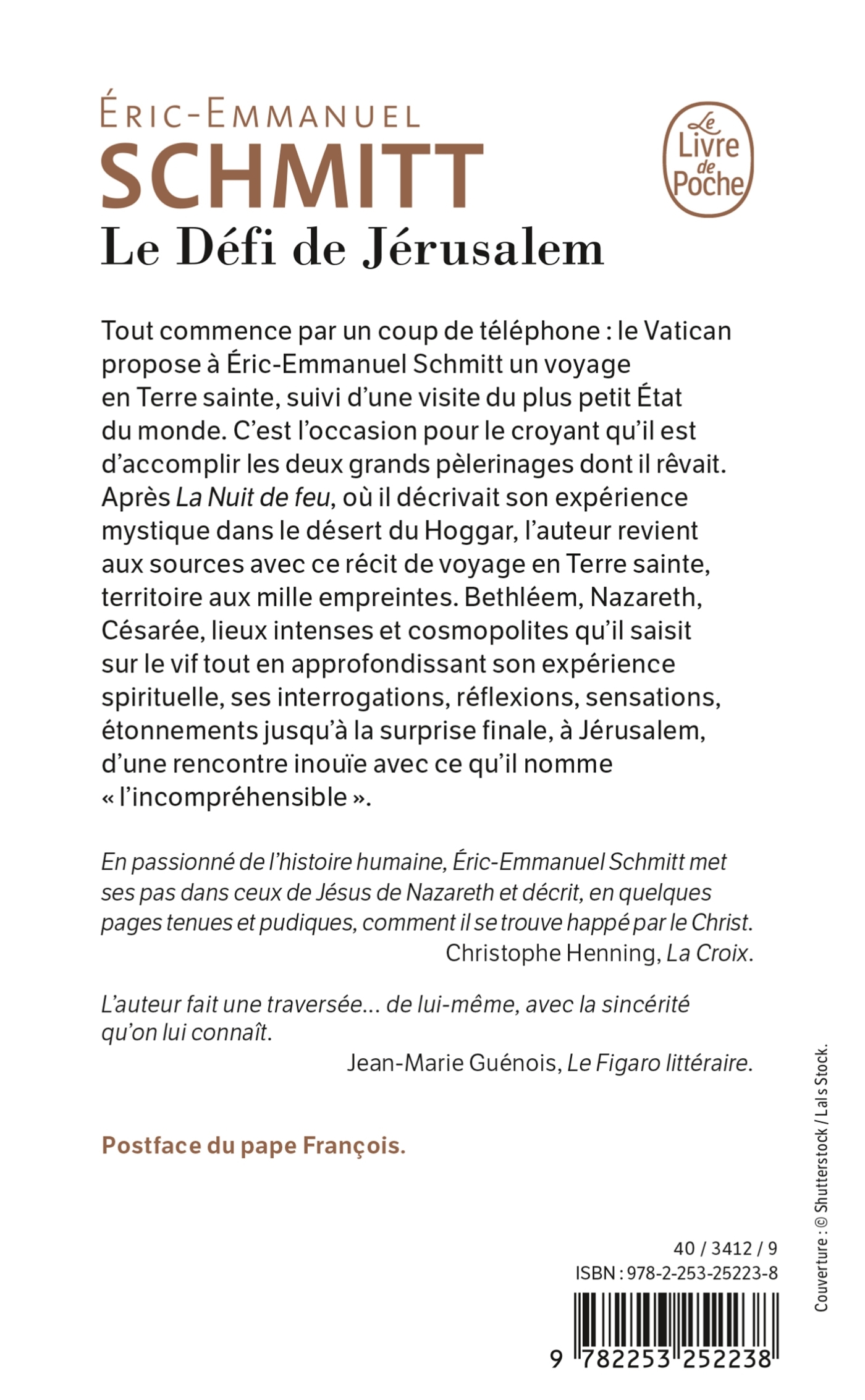 Le Défi de Jérusalem - Éric-Emmanuel Schmitt, Éric-Emmanuel Schmitt - LGF