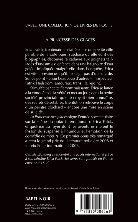 La Princesse des glaces - Camilla Läckberg, Marc De gouvenain, Lena Grumbach, Camilla Läckberg, Marc De gouvenain, Lena Grumbach - ACTES SUD