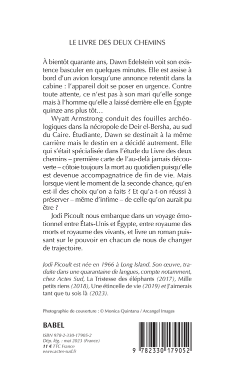 Le Livre des deux chemins - Jodi Picoult, Marie Chabin, Jodi Picoult, Marie Chabin - ACTES SUD