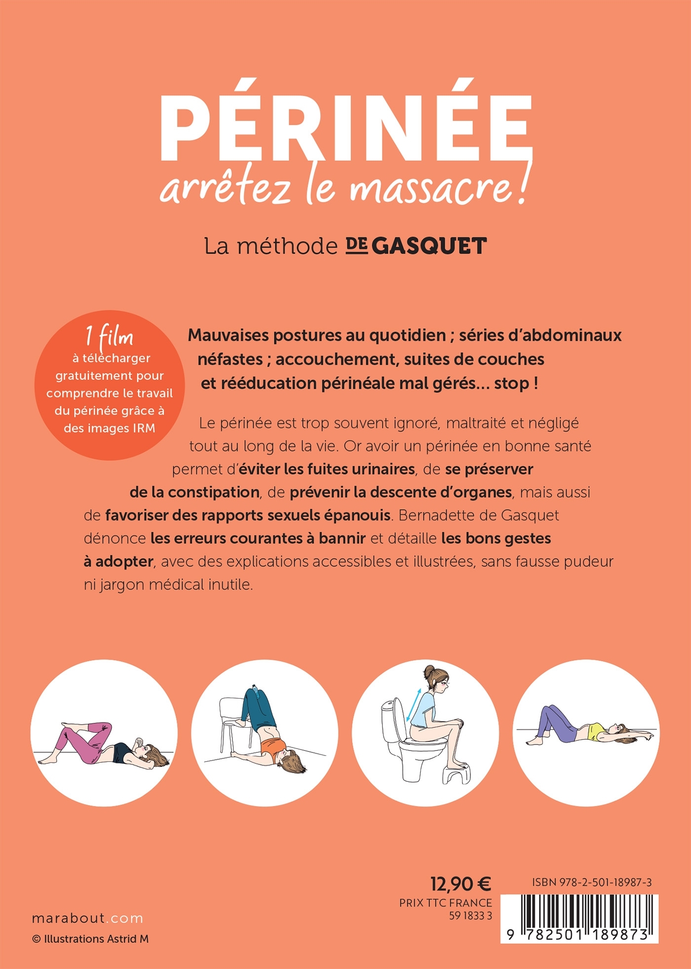 Périnée arrêtez le massacre - Bernadette de Gasquet - MARABOUT