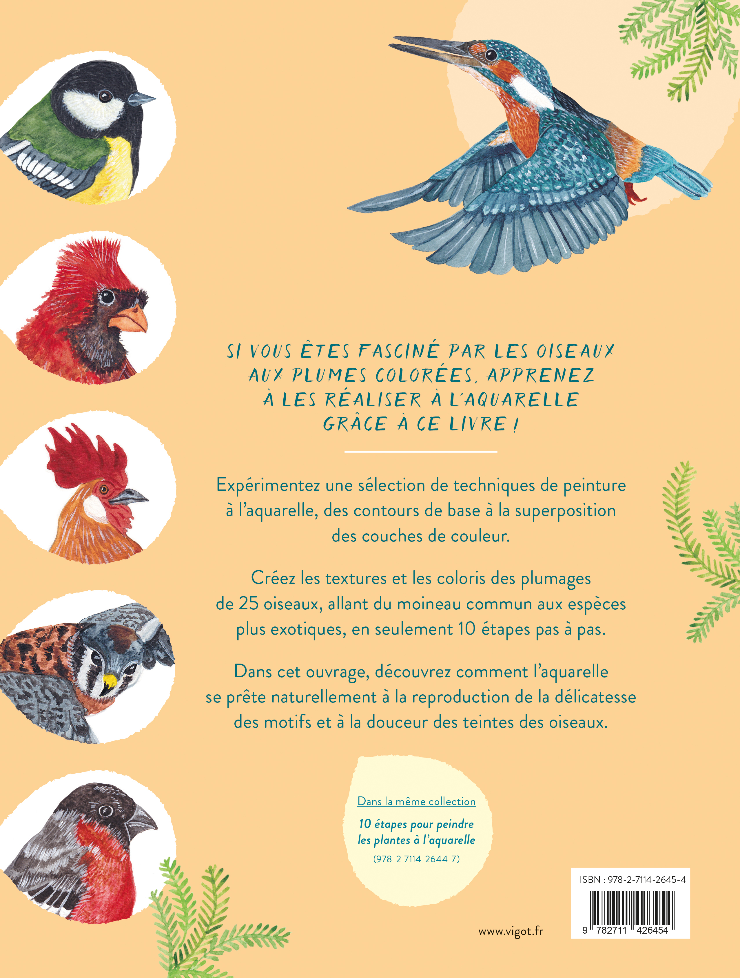 10 étapes pour peindre les oiseaux à l'aquarelle - Eleanor Longhurst, Eleanor Longhurst - VIGOT