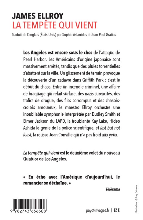 La tempête qui vient - James Ellroy, Sophie Aslanides, Jean-Paul Gratias, François Guérif - RIVAGES