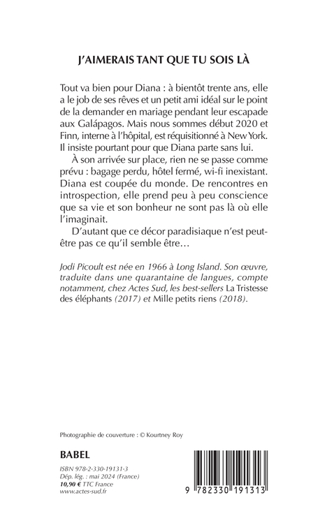J'aimerais tant que tu sois là - Jodi Picoult, Marie Chabin, Jodi Picoult, Marie Chabin - ACTES SUD