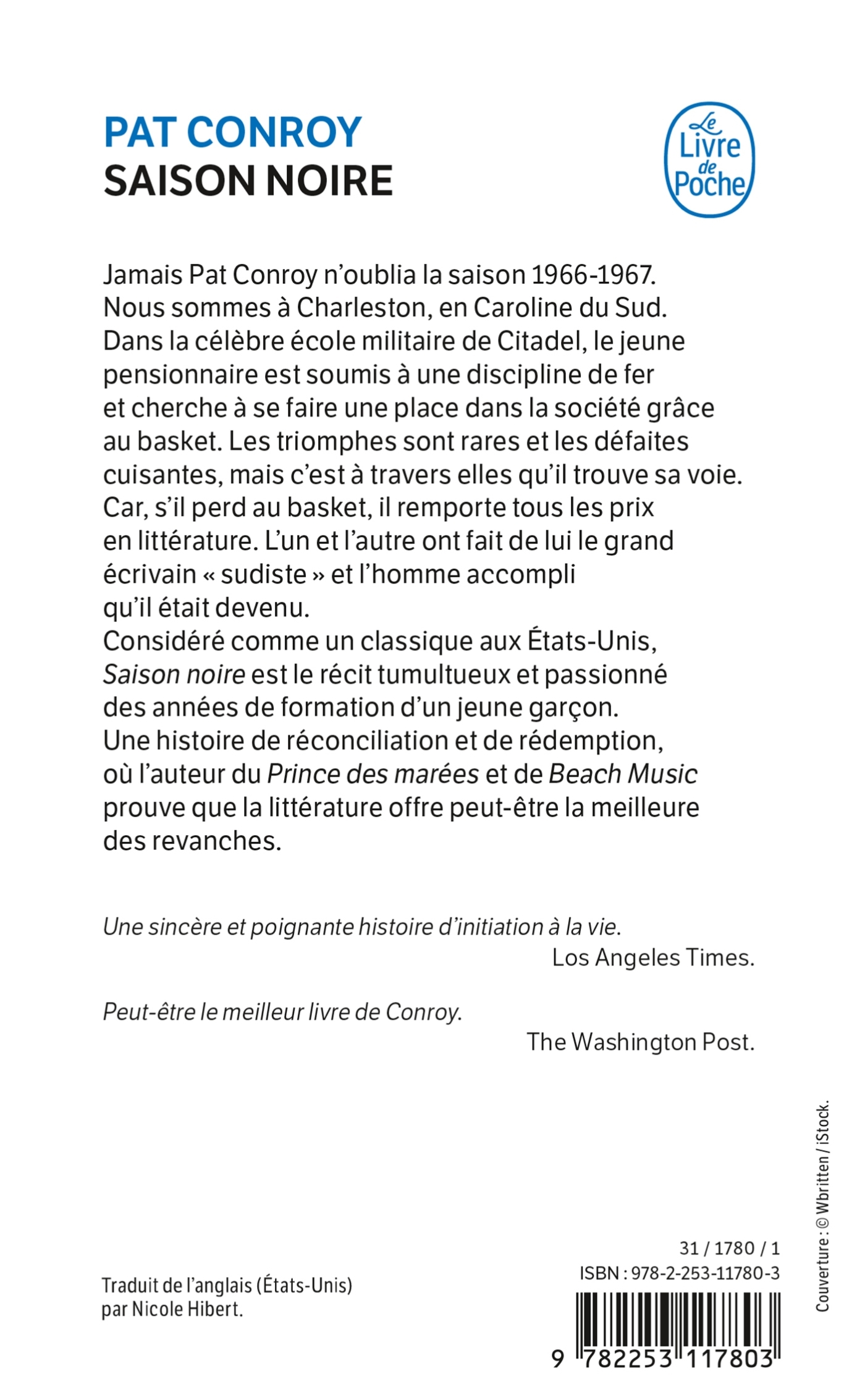 Saison noire - Pat Conroy - LGF