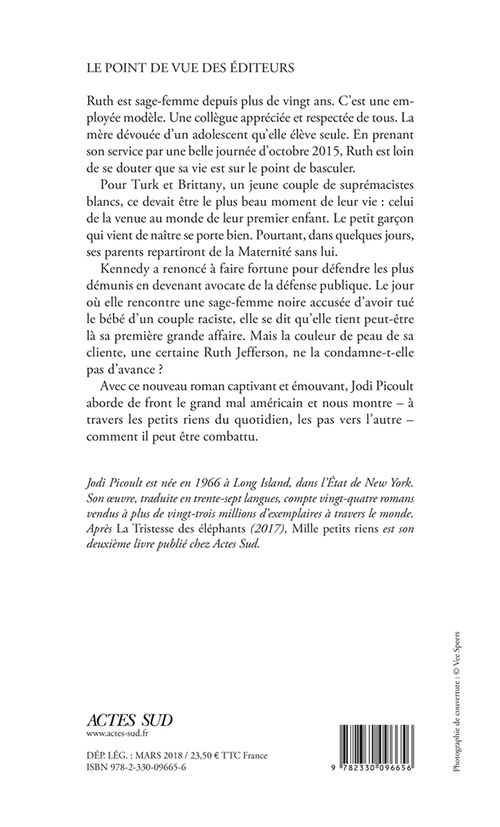 Mille petits riens - PICOULT JODI - ACTES SUD