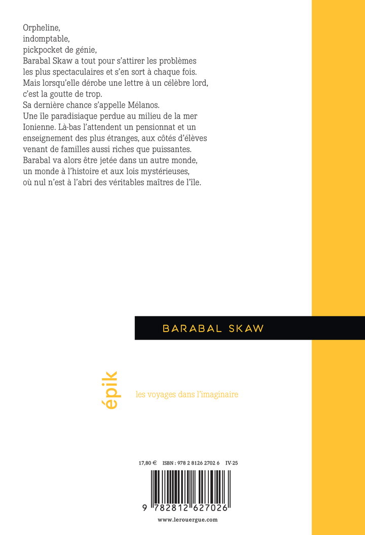 Barabal Skaw - DESMARES BENJAMIN - ROUERGUE